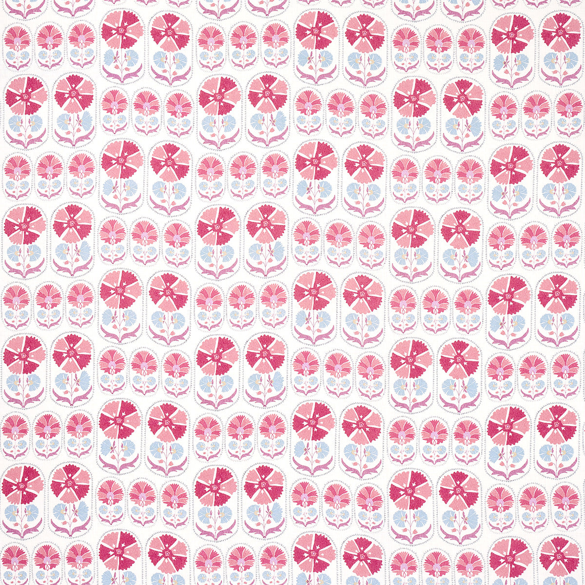 ANJUNA FLORAL LINEN PRINT MULBERRY