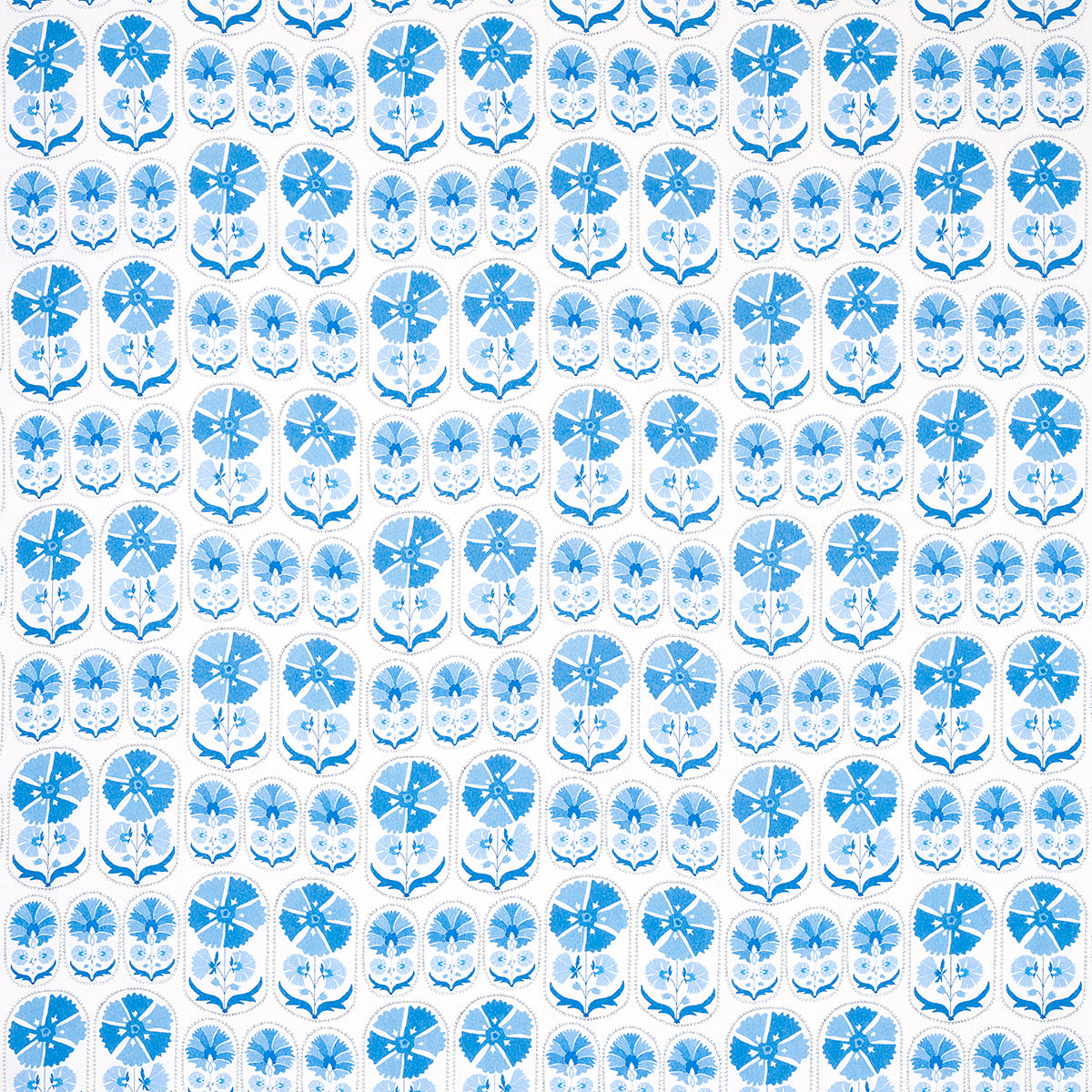 ANJUNA FLORAL LINEN PRINT PORCELAIN