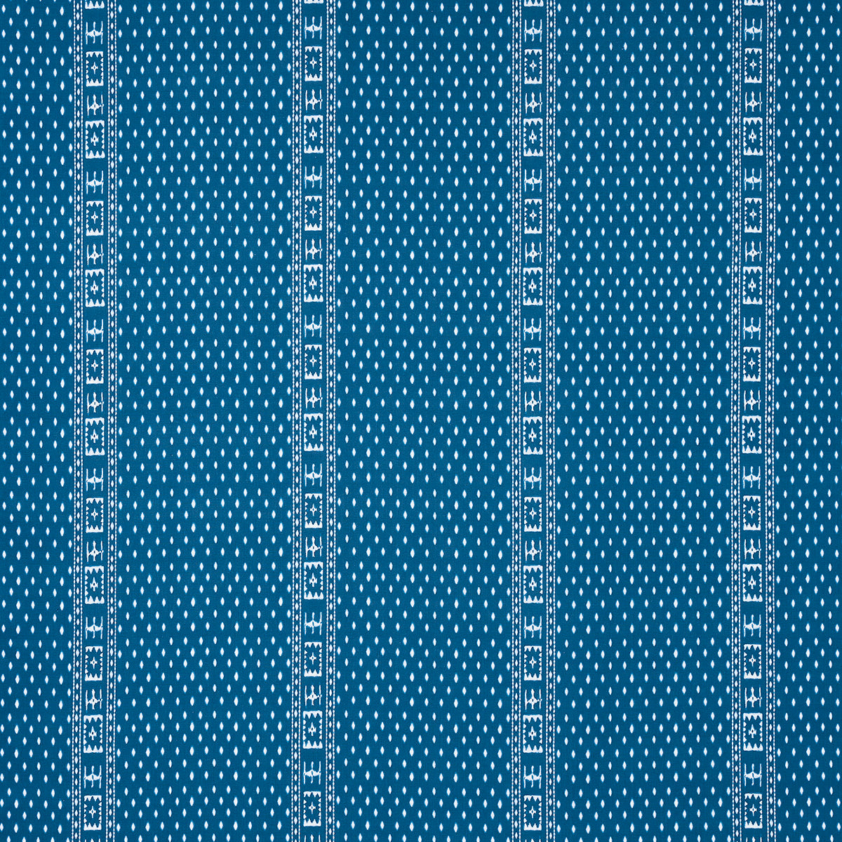Schumacher INDAH BATIK INDIGO Fabric | Atlanta Fabrics