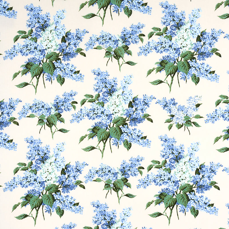 Schumacher PROUST'S LILACS BLUE  | Atlanta Fabrics