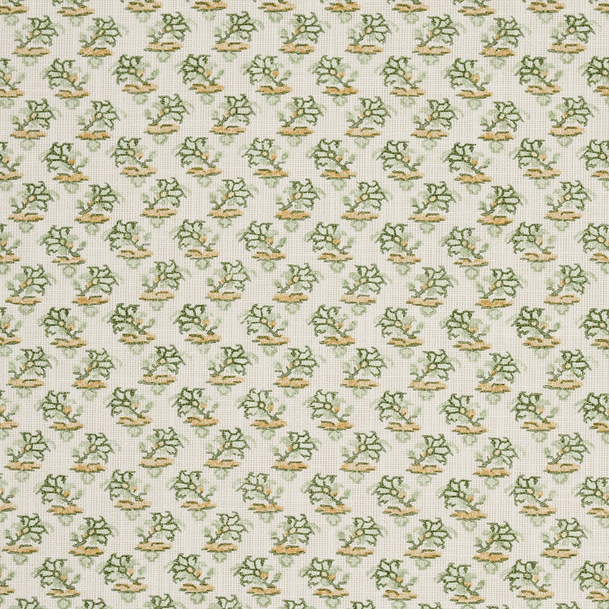 Schumacher OLEANDER INDOOR/OUTDOOR LEAF GREEN Fabric | Atlanta Fabrics
