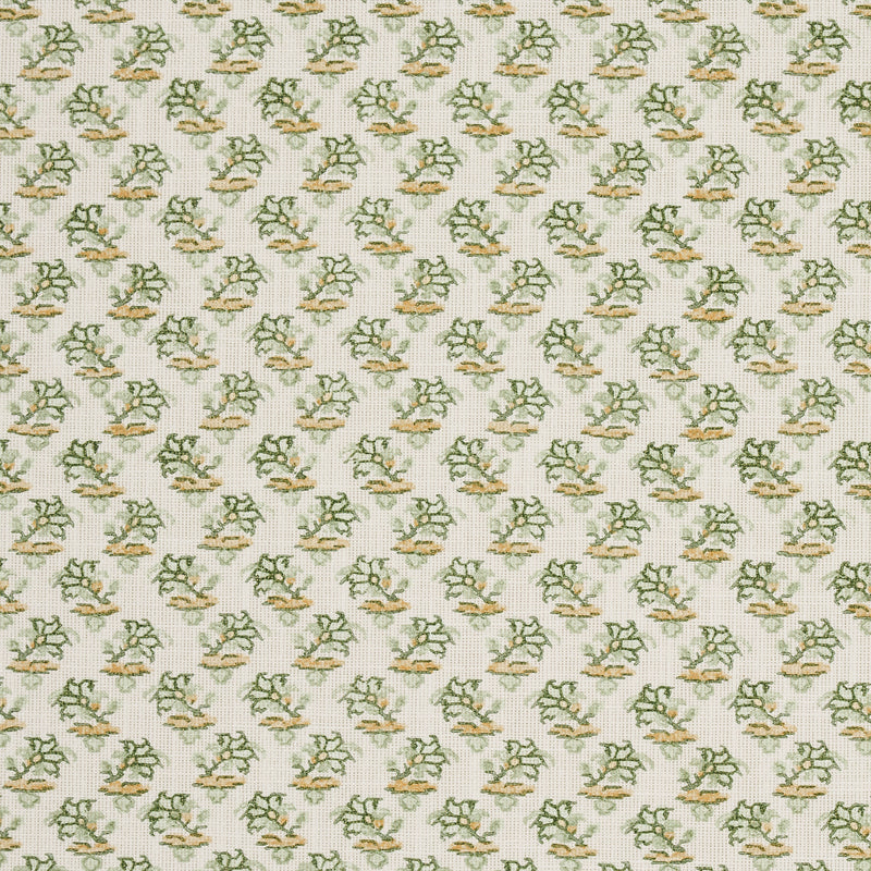 Schumacher OLEANDER INDOOR/OUTDOOR LEAF GREEN Fabric | Atlanta Fabrics