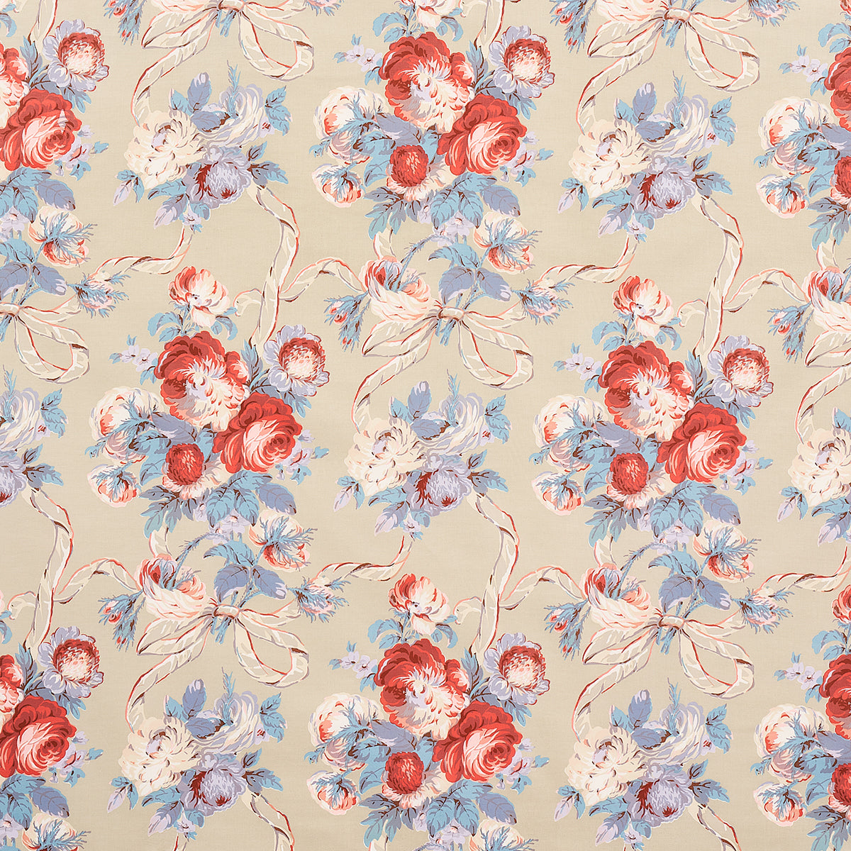 Schumacher QUEENIES FLORAL CHINTZ CHELSEA GARDEN Fabric | Atlanta Fabrics