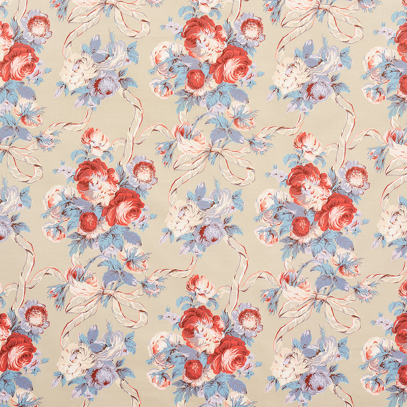 Schumacher QUEENIES FLORAL CHINTZ CHELSEA GARDEN Fabric | Atlanta Fabrics