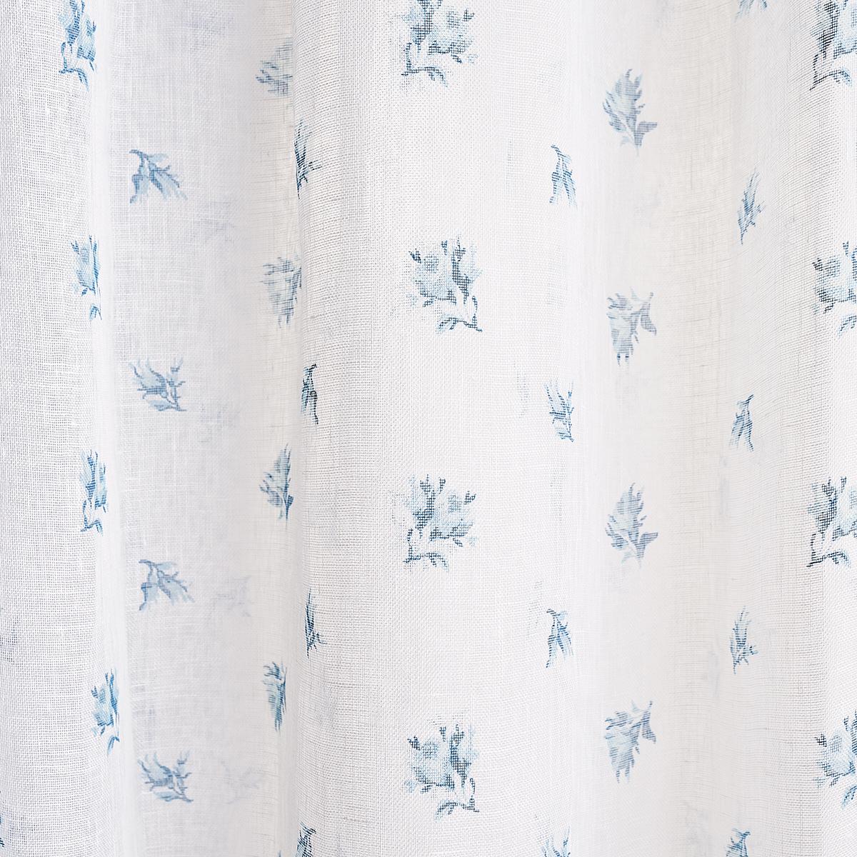 MARGIE FLORAL SHEER SOFT BLUE
