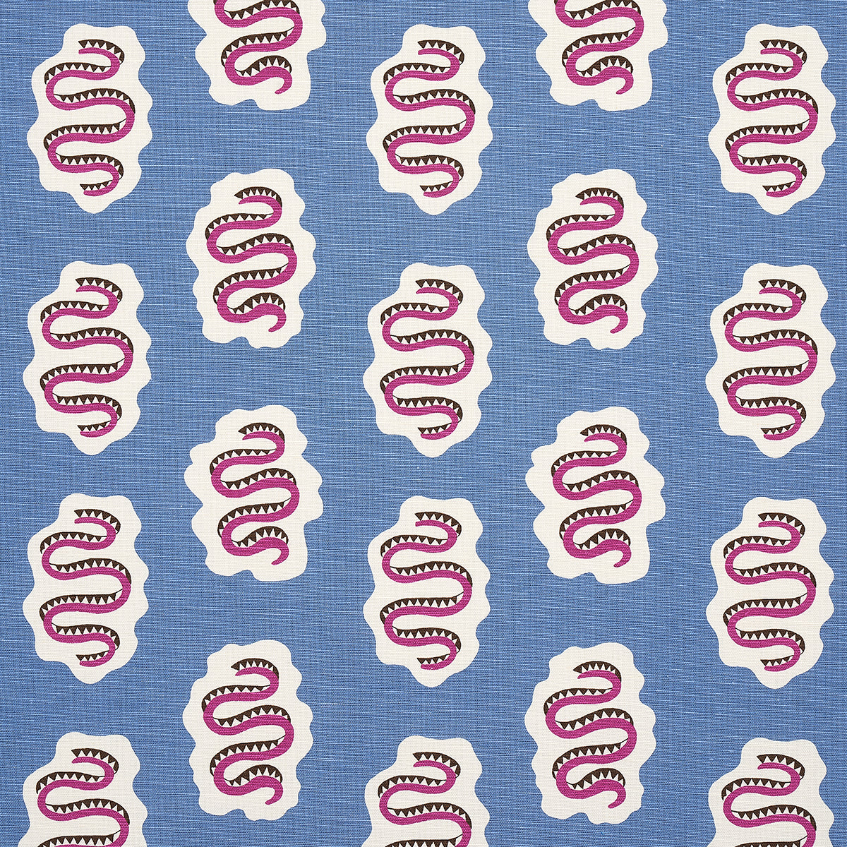 Schumacher ELSA LAPIS Fabric | Atlanta Fabrics
