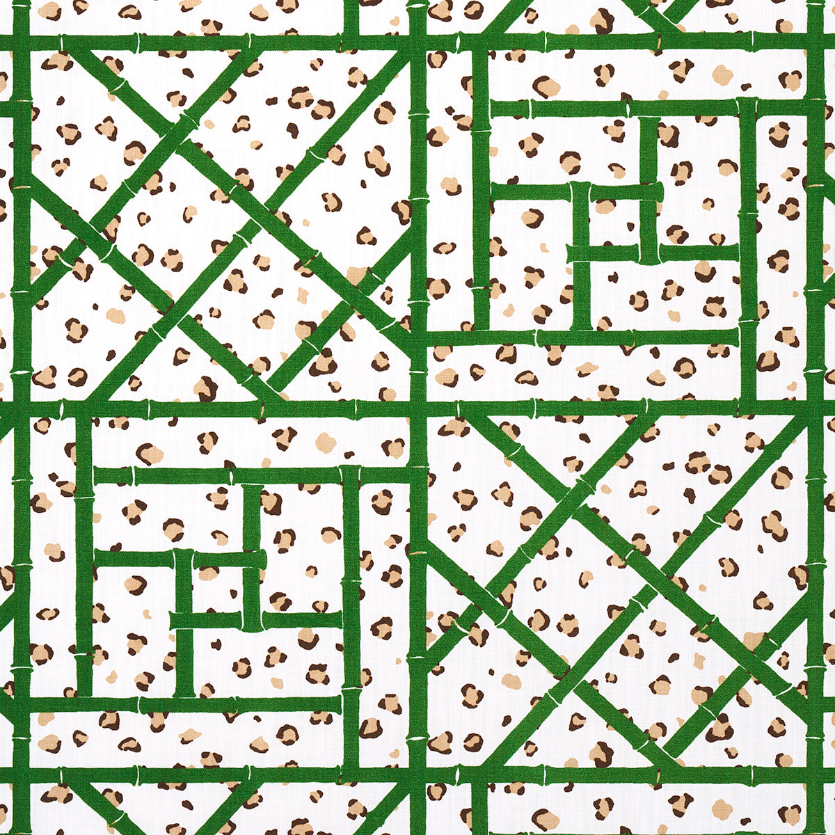 Schumacher FANCY BEAST INDOOR/OUTDOOR SAFARI GREEN Fabric | Atlanta Fabrics