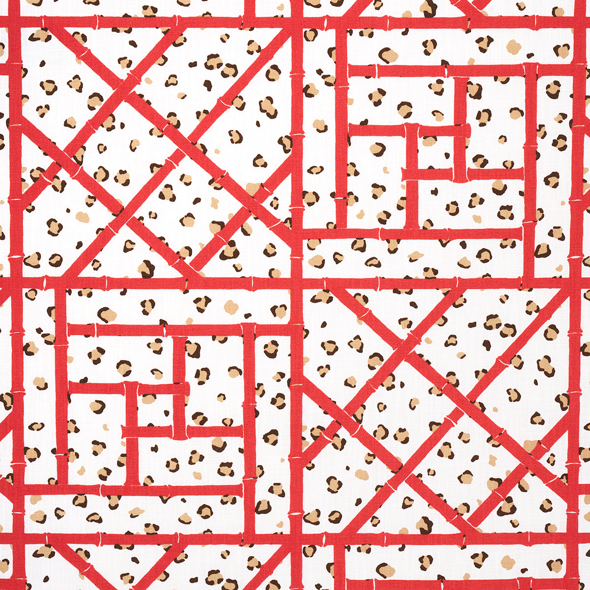 Schumacher FANCY BEAST INDOOR/OUTDOOR CORAL CHEETAH Fabric | Atlanta Fabrics
