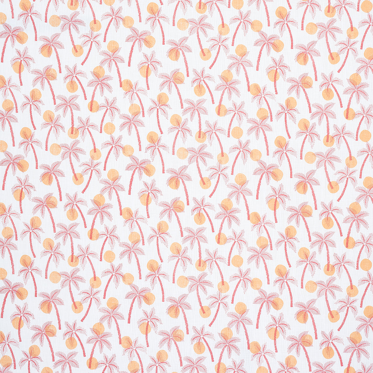 Schumacher CLARABELLA PALM INDOOR/OUTDOOR CITRUS Fabric | Atlanta Fabrics