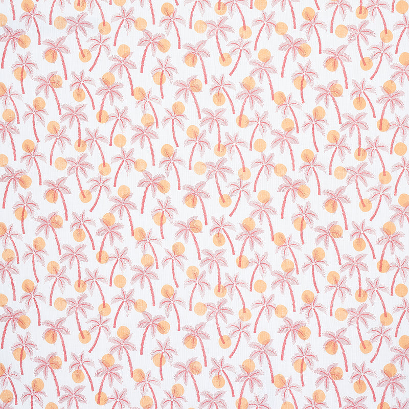 Schumacher CLARABELLA PALM INDOOR/OUTDOOR CITRUS Fabric | Atlanta Fabrics