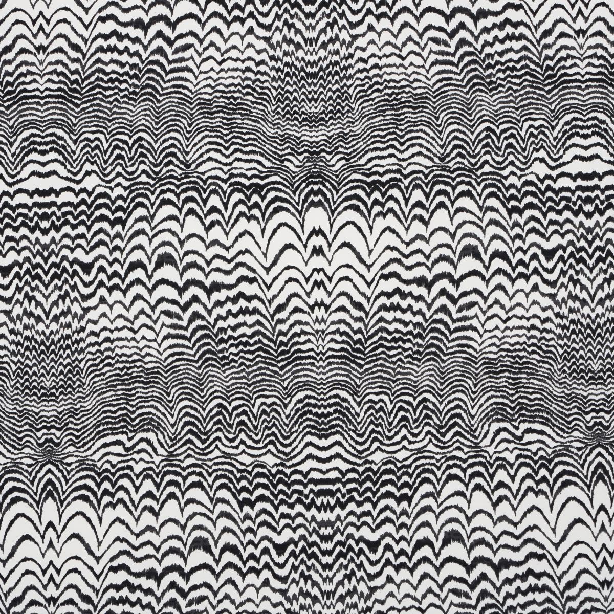 INK WAVE PRINT INDOOR/OUTDOOR BLACK