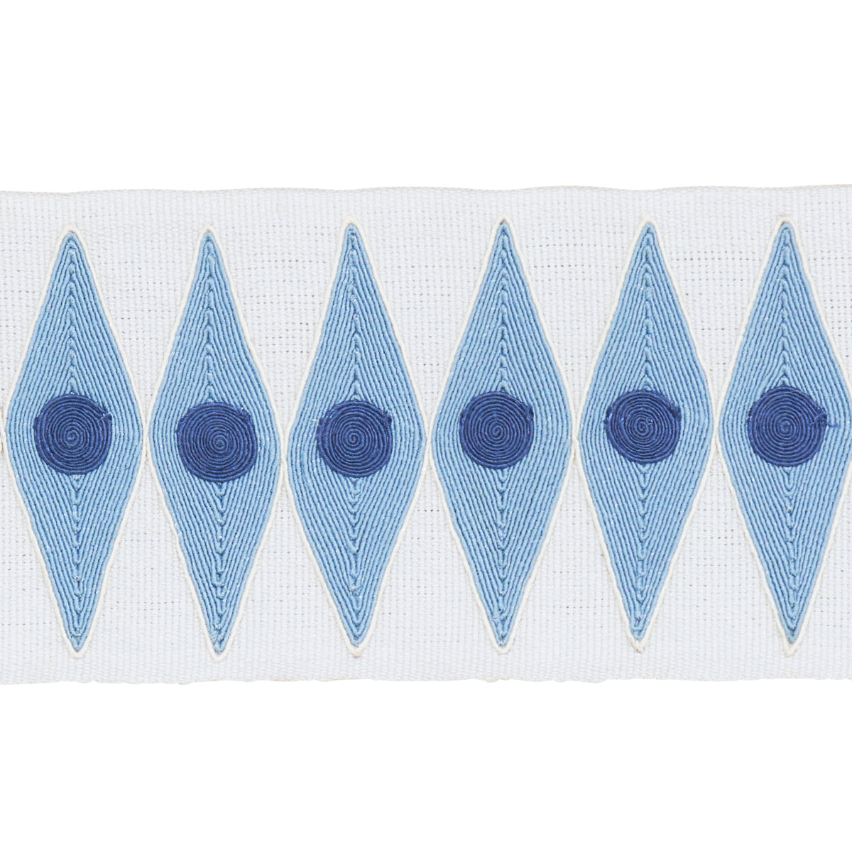 Schumacher BACKGAMMON TAPE SKY Trim | Atlanta Fabrics