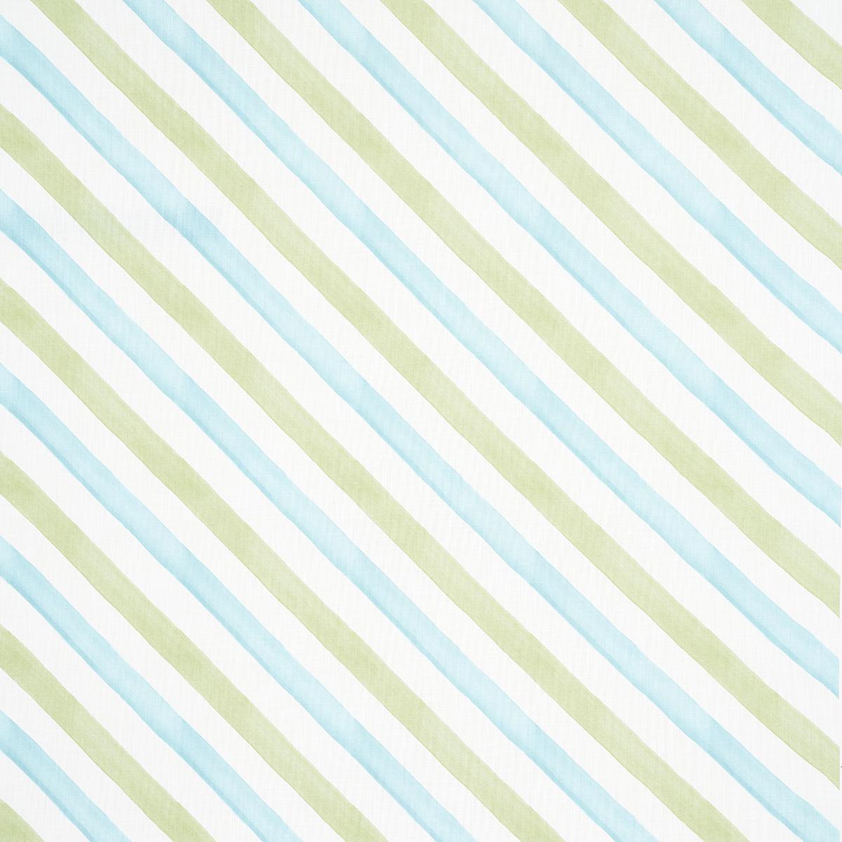 Schumacher SEASIDE STRIPE INDOOR/OUTDOOR KIWI Fabric | Atlanta Fabrics