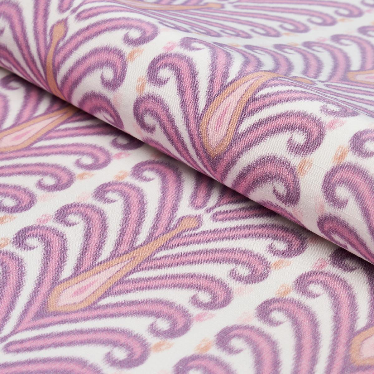SCHUMACHER AUGUSTINE IKAT FUSCHIA FABRIC | Atlanta Fabrics