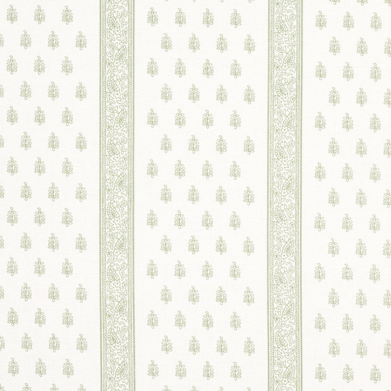 Schumacher KATSURA STRIPE LEAF Fabric | Atlanta Fabrics