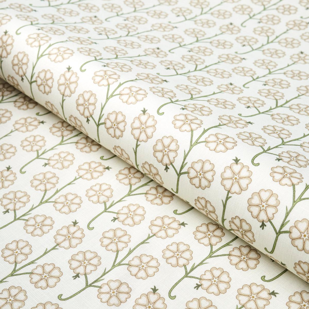 Schumacher GARDENIA FLAX Fabric | Atlanta Fabrics