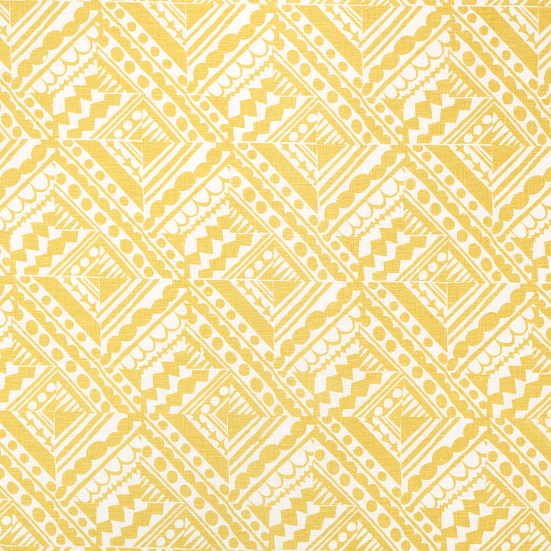 Schumacher TOPSY TURVY CITRON Fabric | Atlanta Fabrics