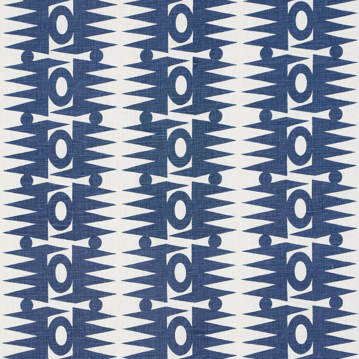 Schumacher RA NAVY Fabric | Atlanta Fabrics