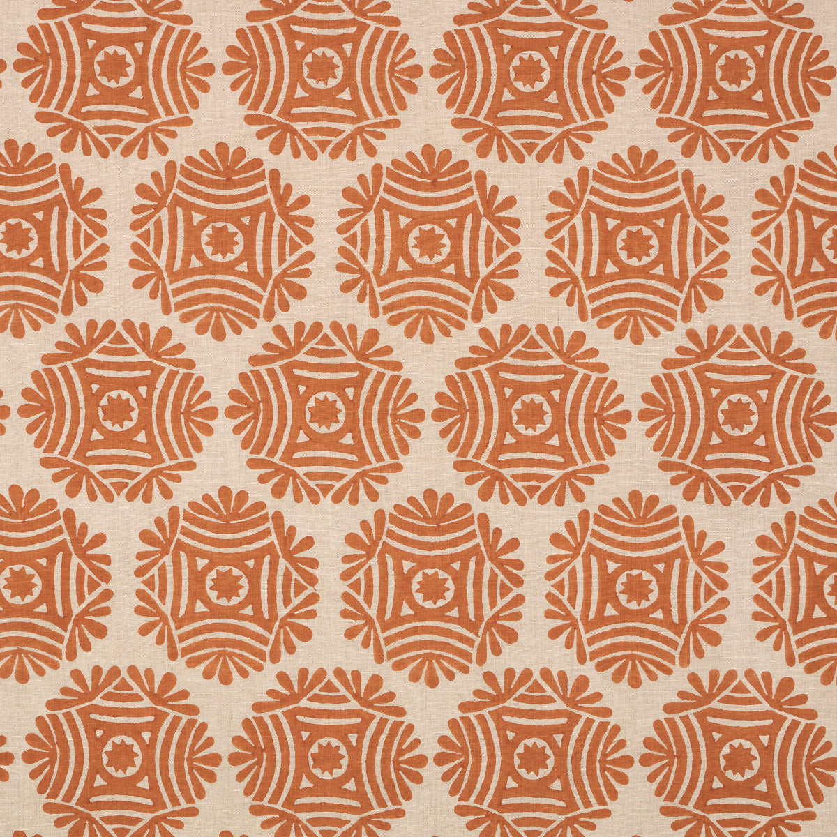 GILDED STAR BLOCK PRINT CINNAMON