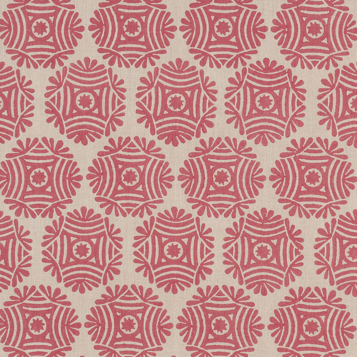 GILDED STAR HAND BLOCK RED