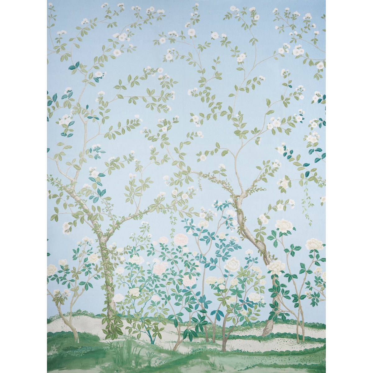MADAME DE POMPADOUR PANEL BLUE