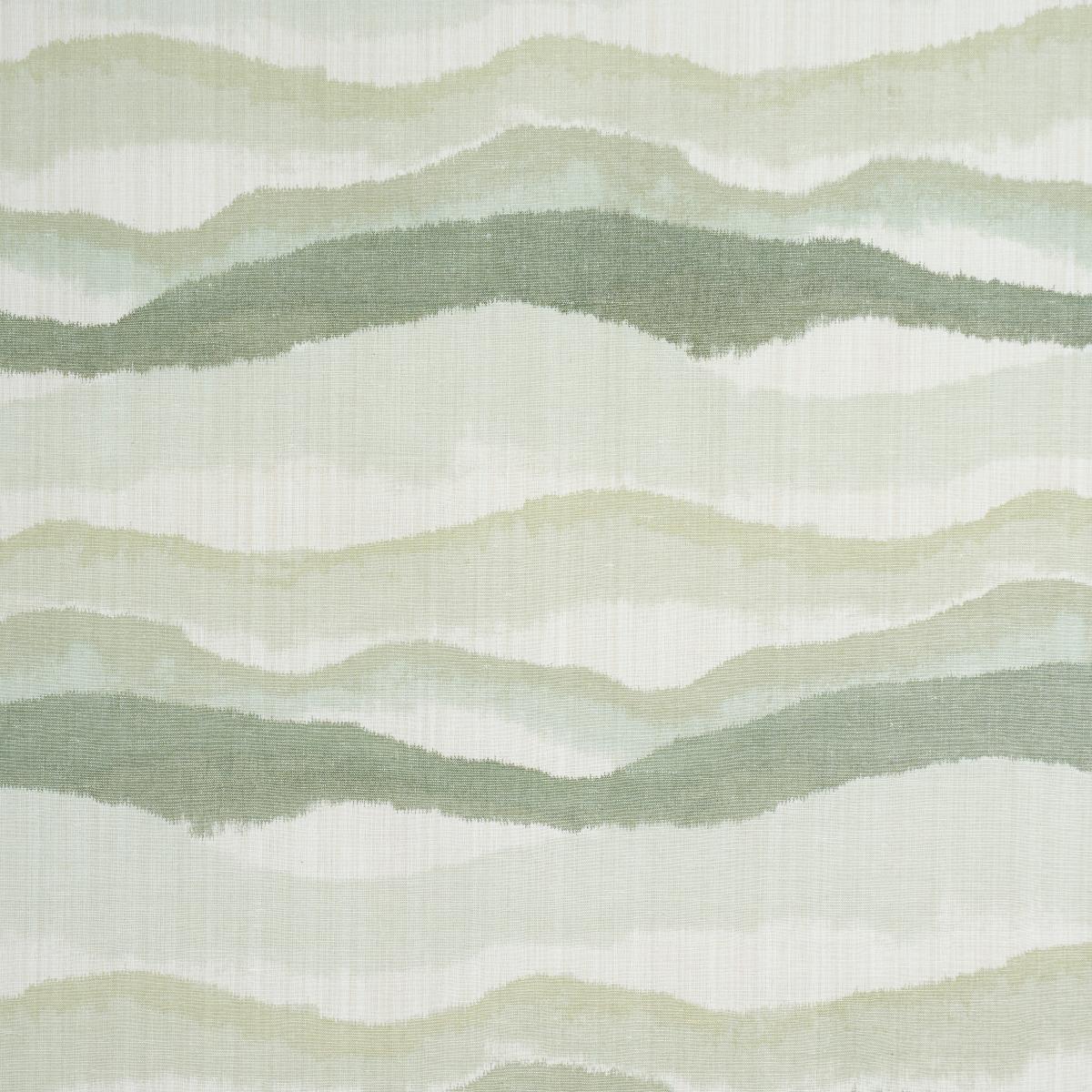 SCHUMACHER CHANDLER WARP PRINT EUCALYPTUS FABRIC | Atlanta Fabrics
