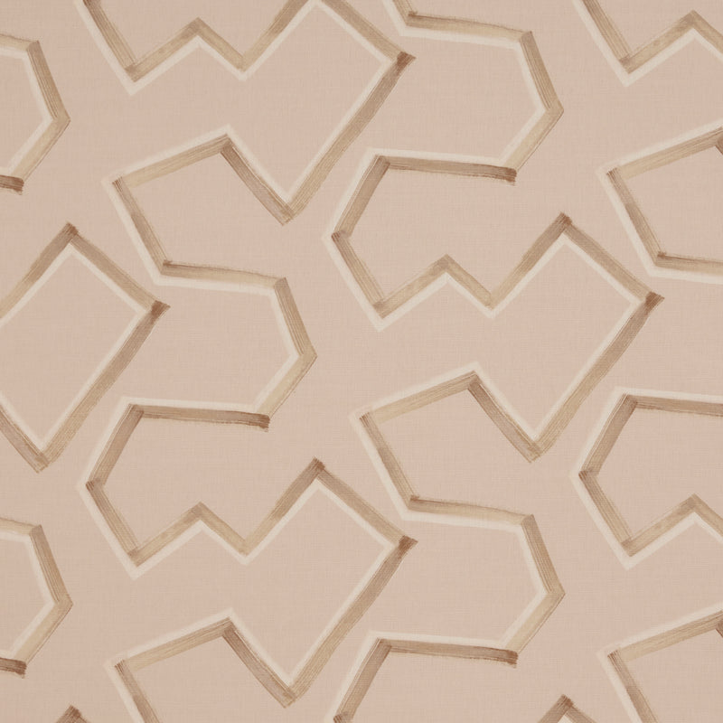 Schumacher ENZO PRINT SIENNA  | Atlanta Fabrics