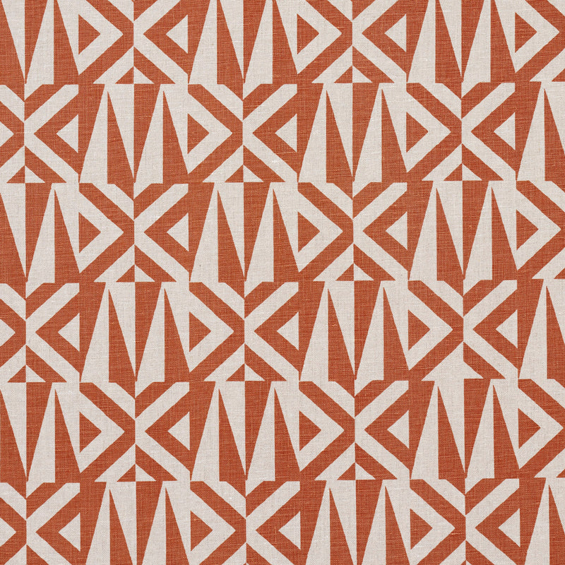 Schumacher AMERO BRICK Fabric | Atlanta Fabrics