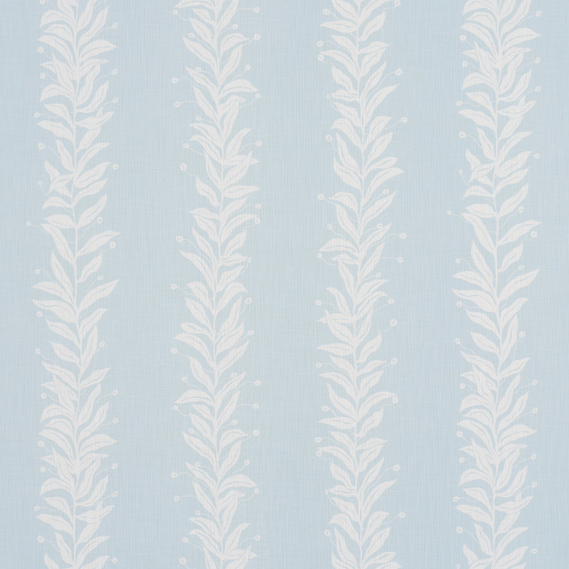 Schumacher TENDRIL STRIPE INDOOR/OUTDOOR SKY  | Atlanta Fabrics