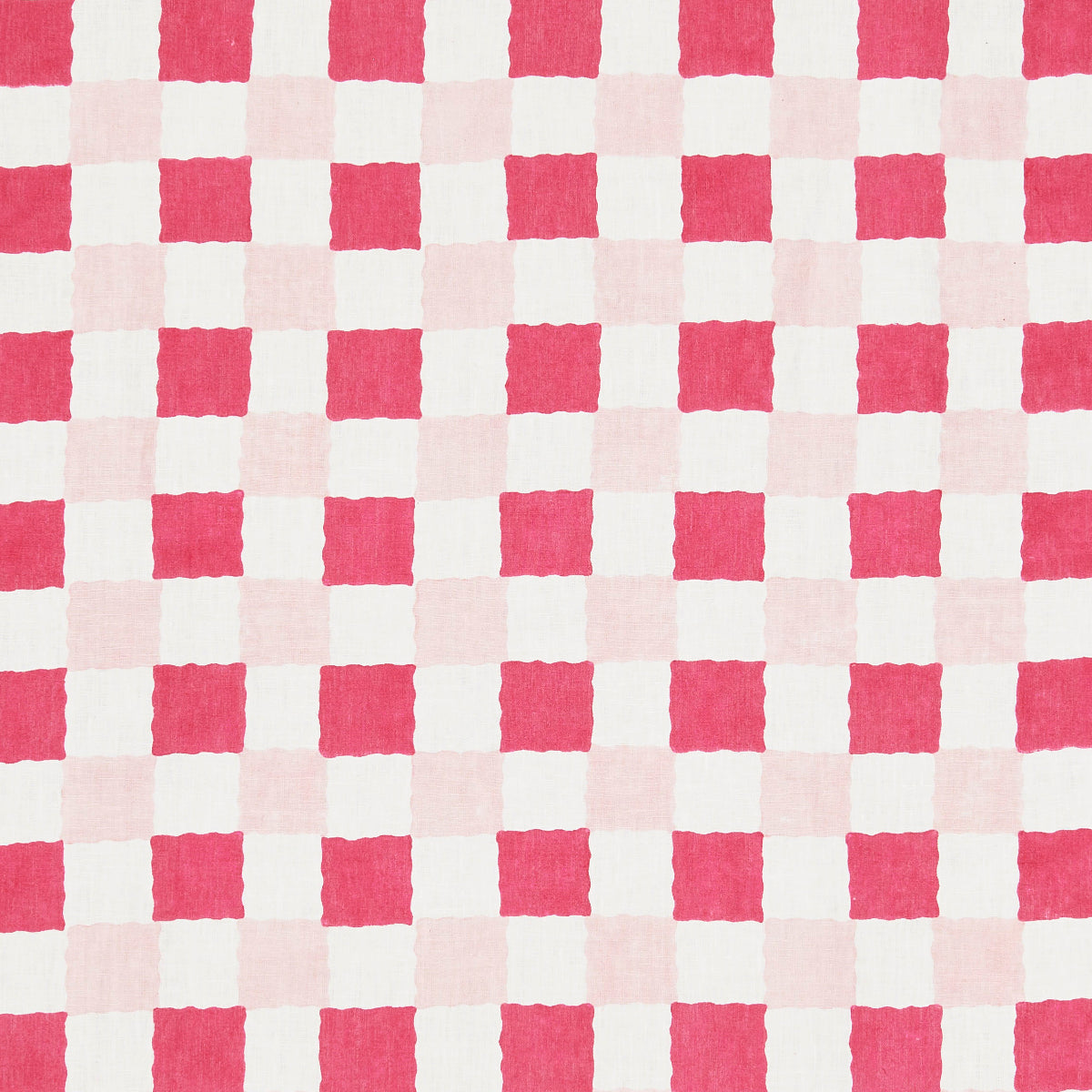 Chequer Hand Block Print Pinks