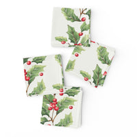 Holly Stripe Cocktail Napkins