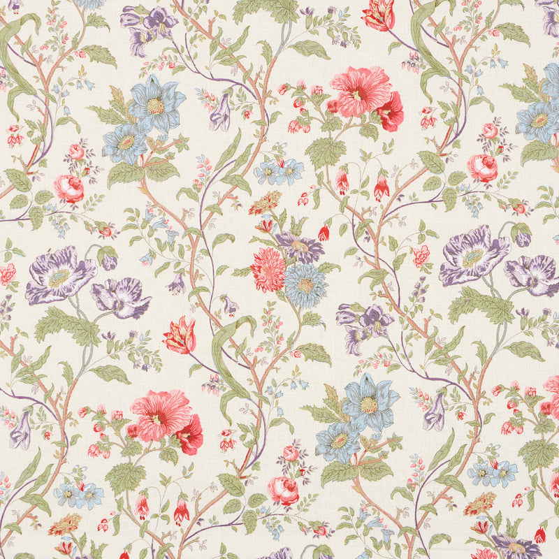 Schumacher GISELLE FLORAL IVORY Fabric | Atlanta Fabrics