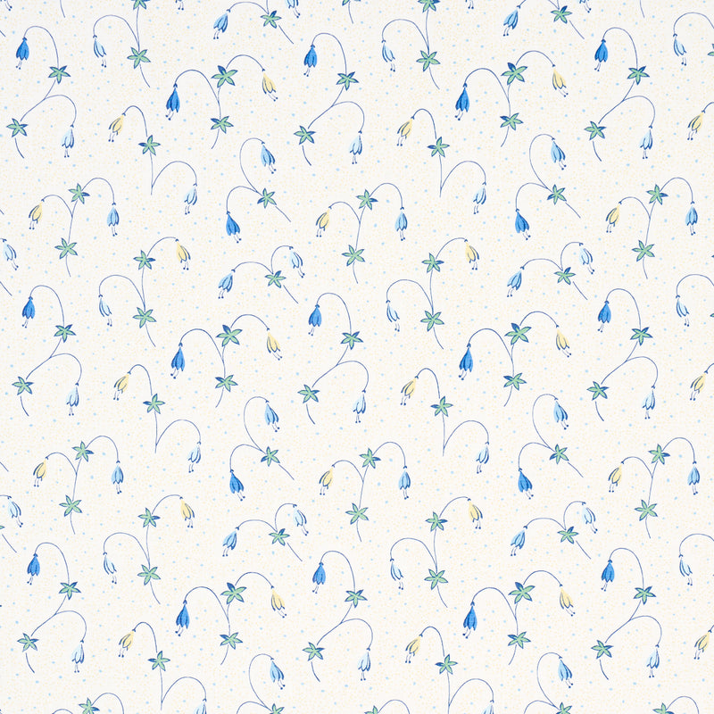 Schumacher LOLLY FLORAL BLUES  | Atlanta Fabrics