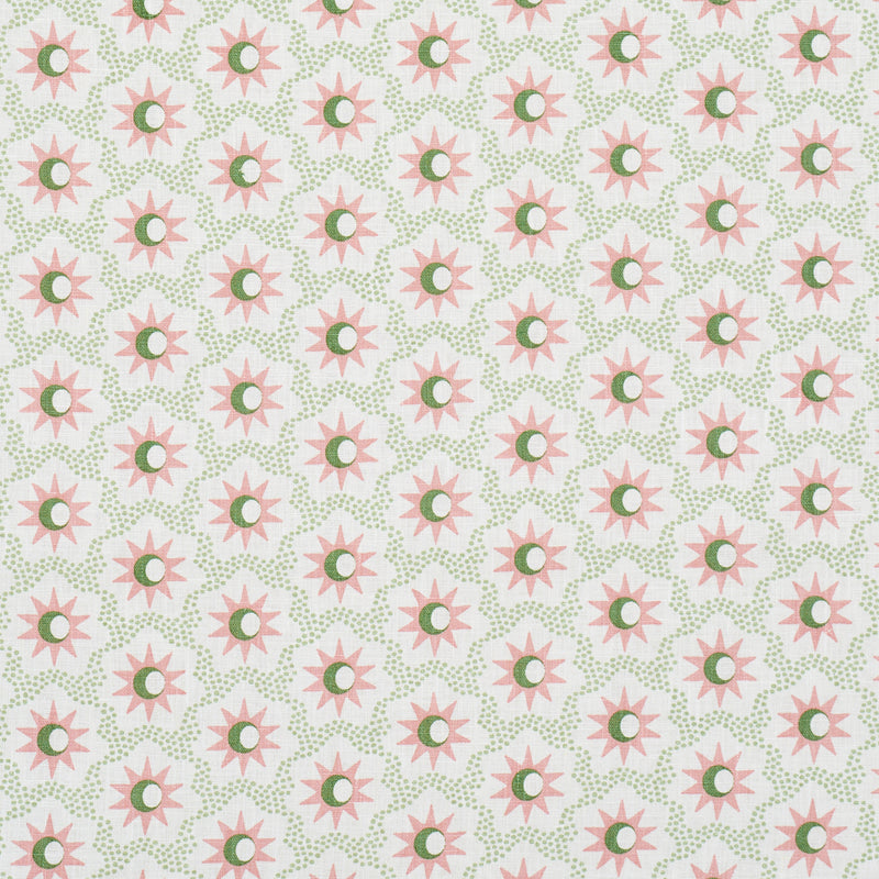 Schumacher LUCIE PINK & GREEN  | Atlanta Fabrics