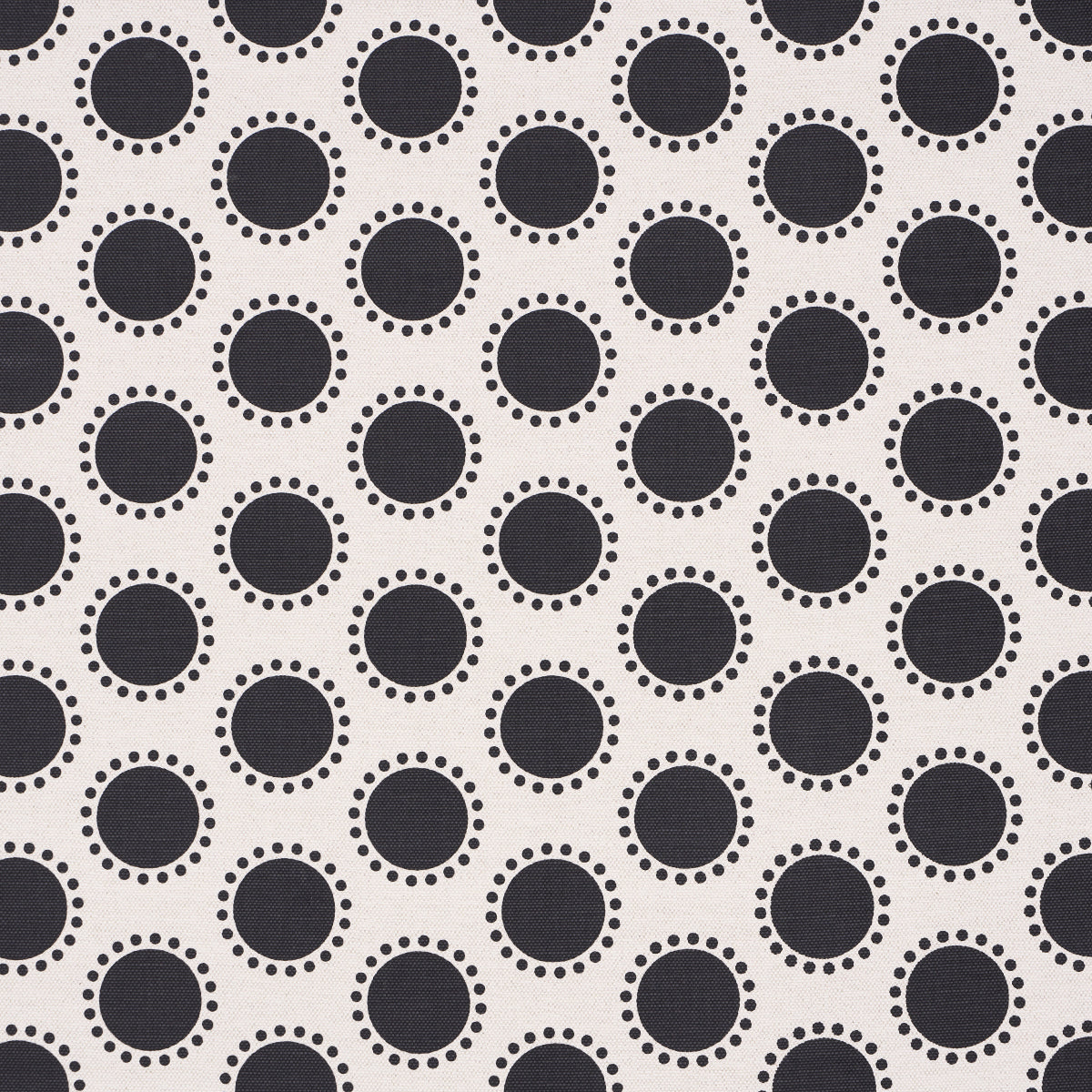 Schumacher OOMPA BLACK Fabric | Atlanta Fabrics
