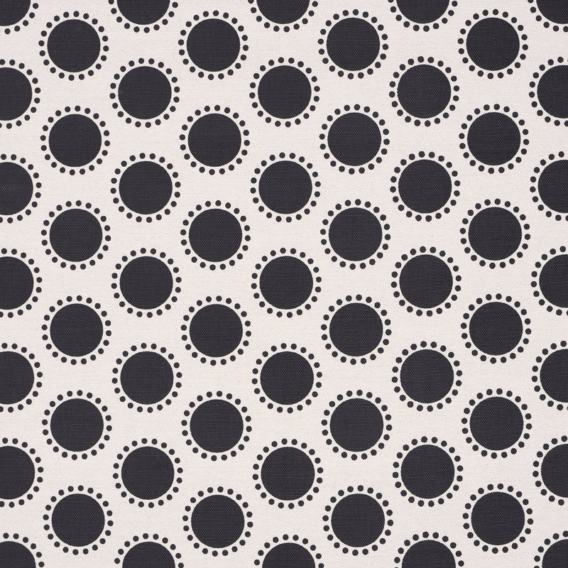 Schumacher OOMPA BLACK Fabric | Atlanta Fabrics
