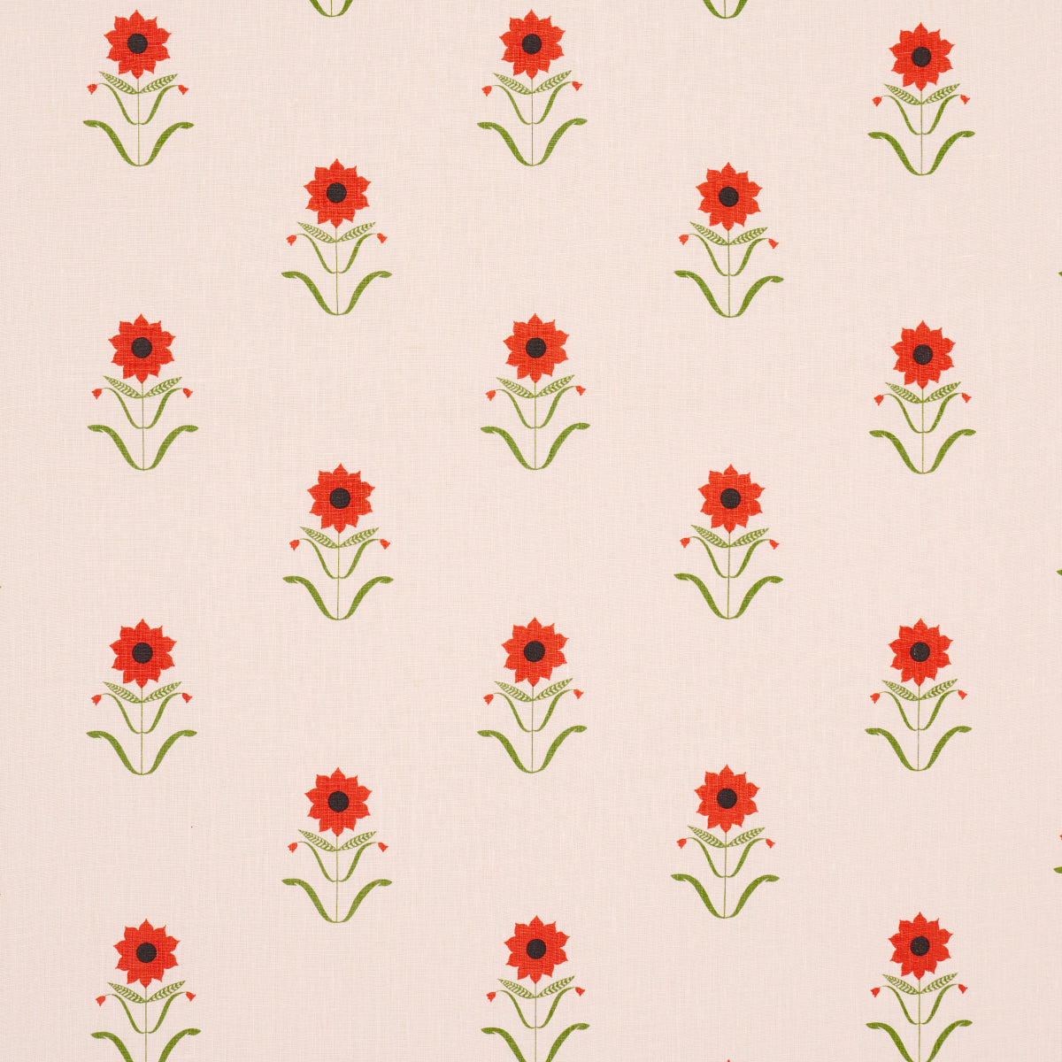 FORGET ME NOTS RED ON PINK