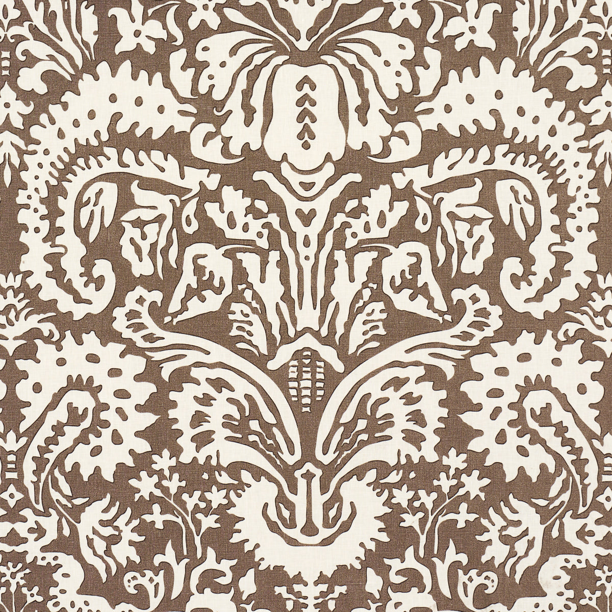 SUFFOLK DAMASK BROWN