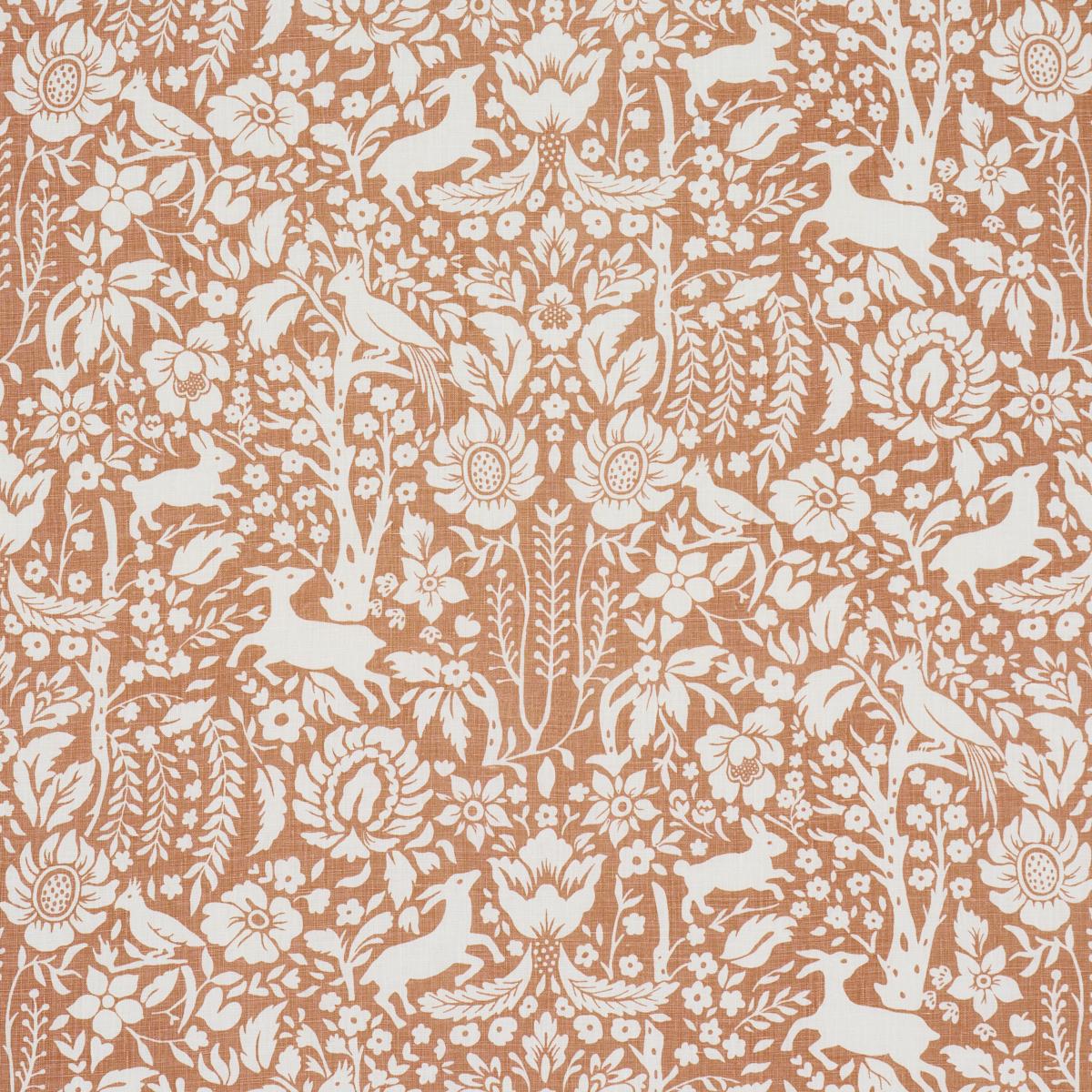 SCHUMACHER DEERFIELD SPICE FABRIC | Atlanta Fabrics