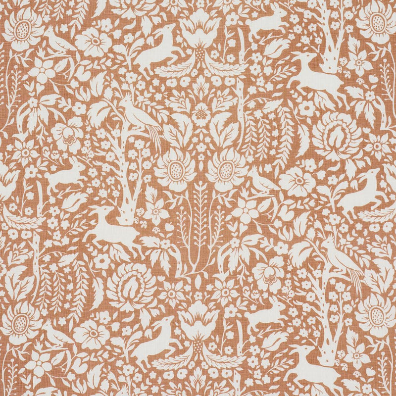 SCHUMACHER DEERFIELD SPICE FABRIC | Atlanta Fabrics