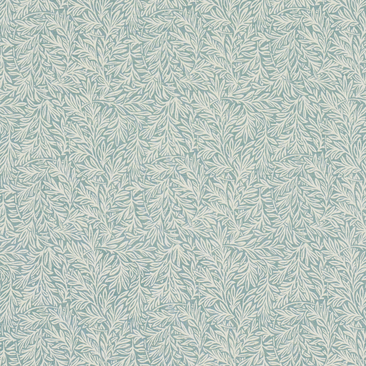 Schumacher WILLOW LEAF AQUA Fabric | Atlanta Fabrics