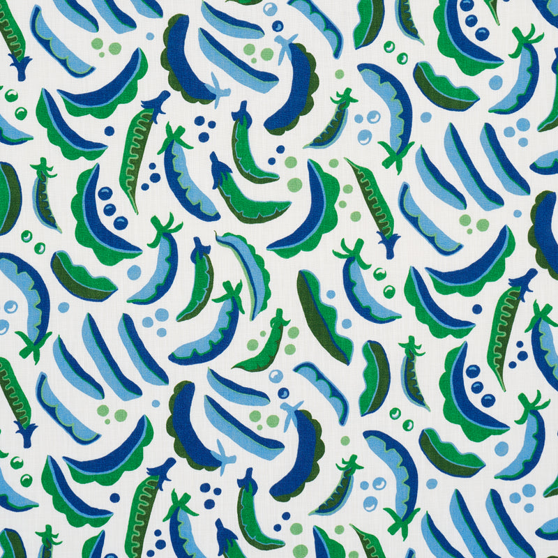 Schumacher SUGAR ANN INDOOR/OUTDOOR FRENCH BLUE  | Atlanta Fabrics