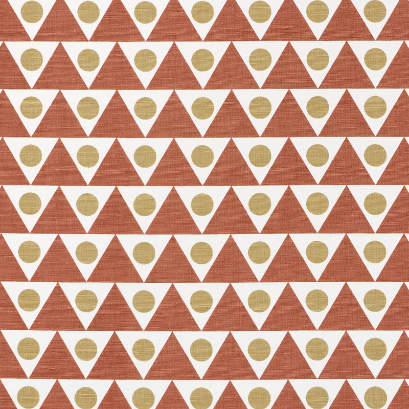 Schumacher PENNANT TERRACOTTA  | Atlanta Fabrics