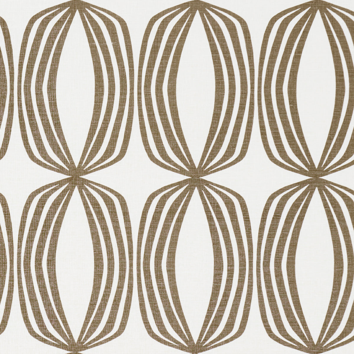 Schumacher FONTANA HAND PRINT PEAT Fabric | Atlanta Fabrics