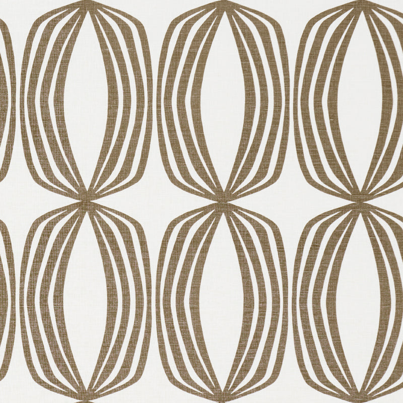 Schumacher FONTANA HAND PRINT PEAT Fabric | Atlanta Fabrics