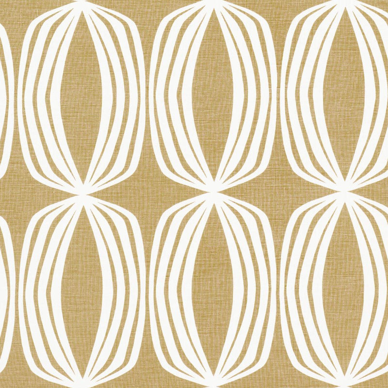 SCHUMACHER FONTANA OCHRE FABRIC | Atlanta Fabrics