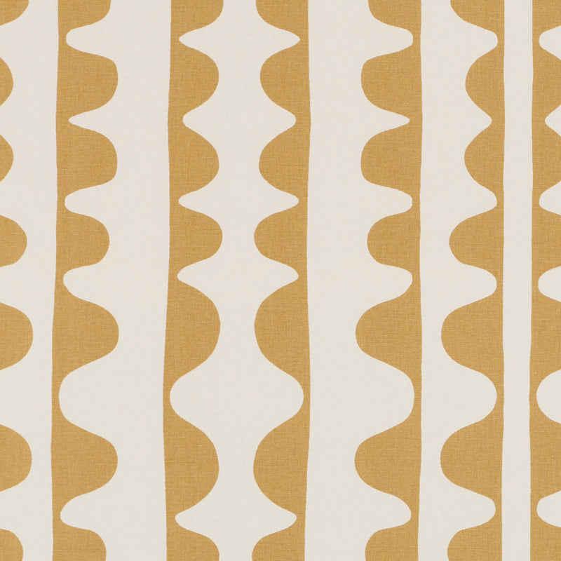 Schumacher DRIFT HAND PRINT GINGER Fabric | Atlanta Fabrics
