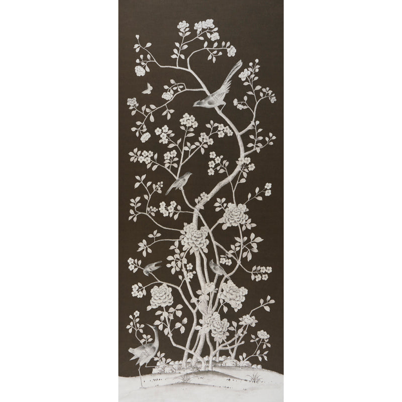 Schumacher CHINOIS PALAIS CHOCOLATE Fabric | Atlanta Fabrics