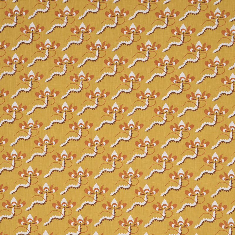 Schumacher BOMBAY RAINBOW MIMOSA Fabric | Atlanta Fabrics