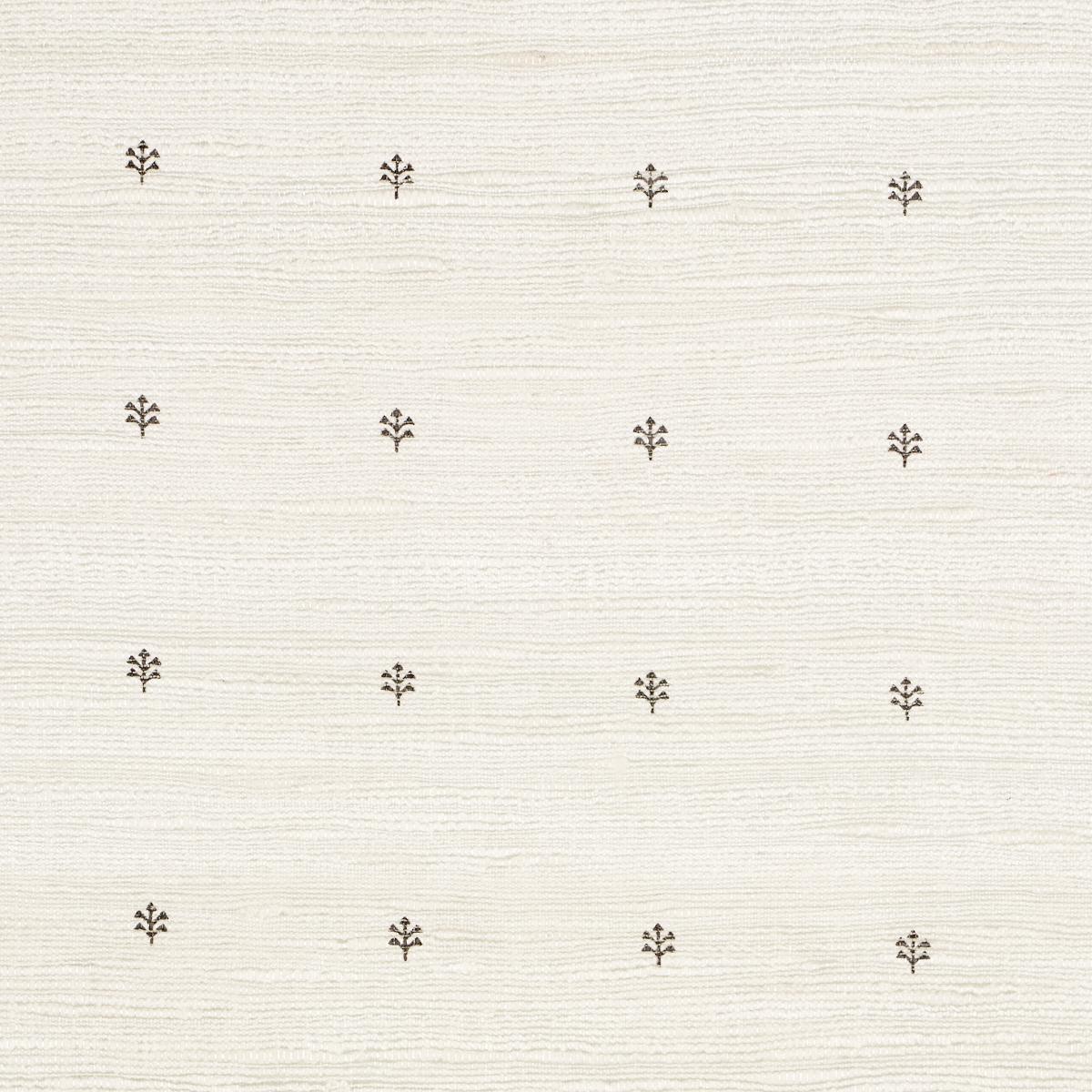SCHUMACHER ENGELMANN SILK HAND PRINT BROWN FABRIC | Atlanta Fabrics